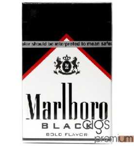 Marlboro Black (Red) Cigarettes - Bold and Robust Smoking Experience -  Cigarettes Premium